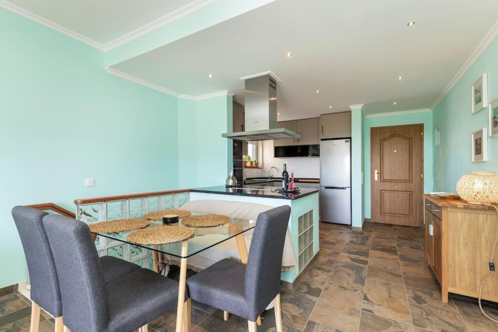 New Beach Flat With Top View - 3 Min To Sea In Luz Exteriör bild
