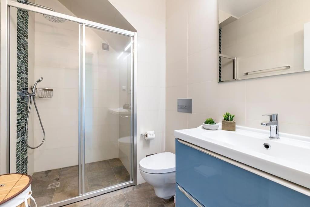 New Beach Flat With Top View - 3 Min To Sea In Luz Exteriör bild